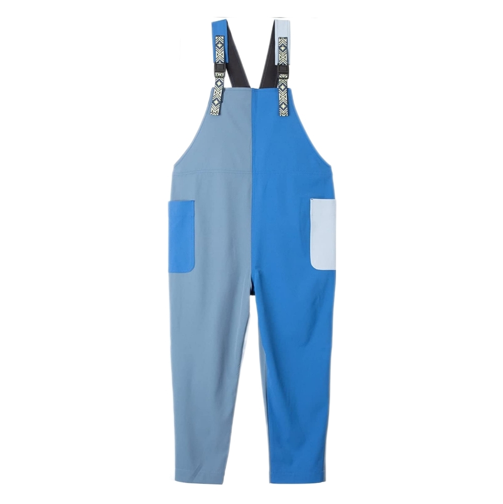 Kavu XXL San Blas Overalls NWT River Block Print Blue Colorblock Quick Dry